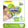 Baby Joy Size (1) Mega Box 168 Diapers