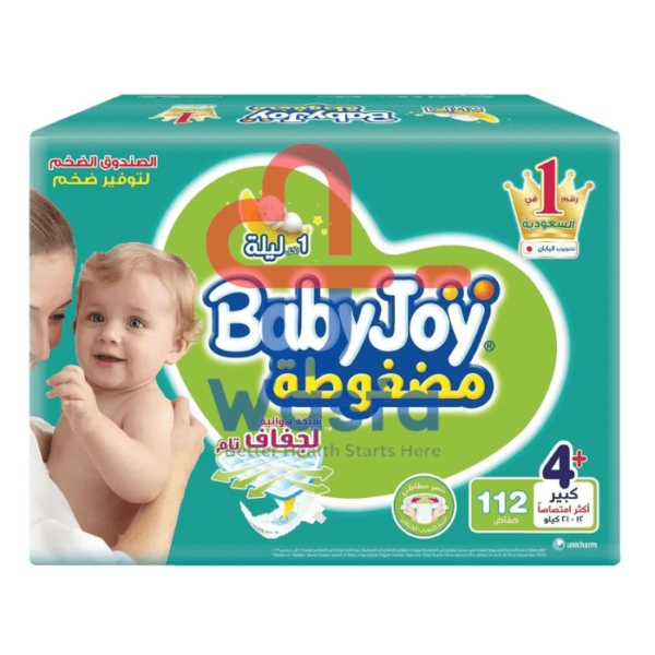 Baby Joy Size (4+) Mega Box 112 Diapers - Image 2